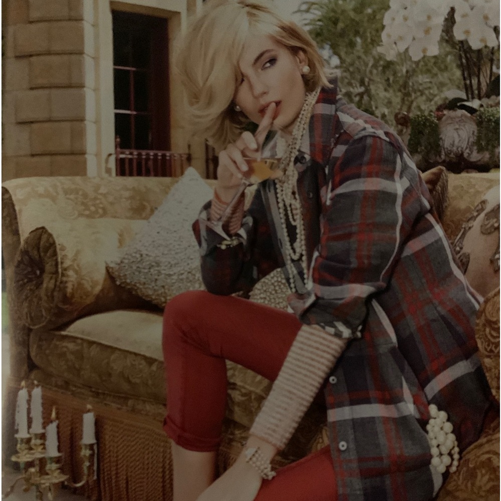 CAbi 3555 Plaid Collage Jacket Fall 2018 - Picture 6 of 10